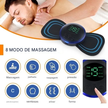Mini Massageador Portátil EMS🧘♂️✨