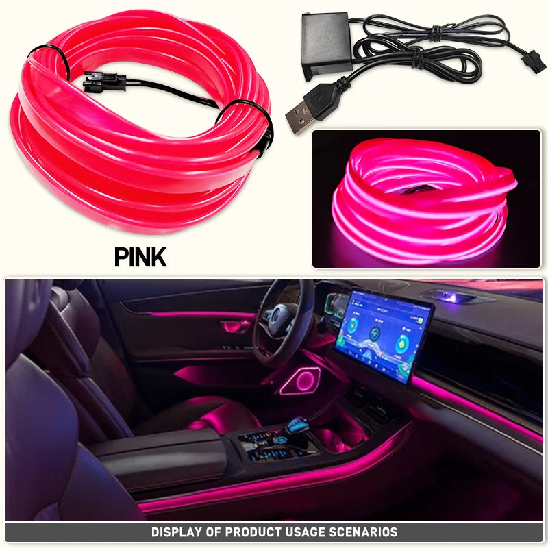 🌈 Fio Neon Flexível de LED 🌟✨