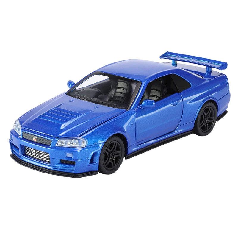 🏎️ Nissan Skyline GTR R34 Escala 1:32