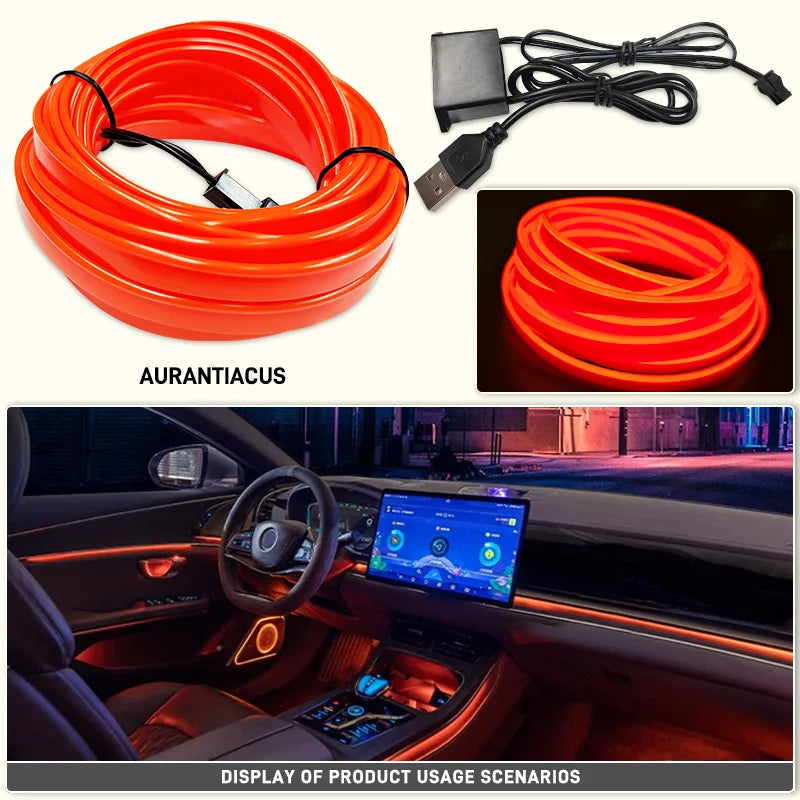🌈 Fio Neon Flexível de LED 🌟✨