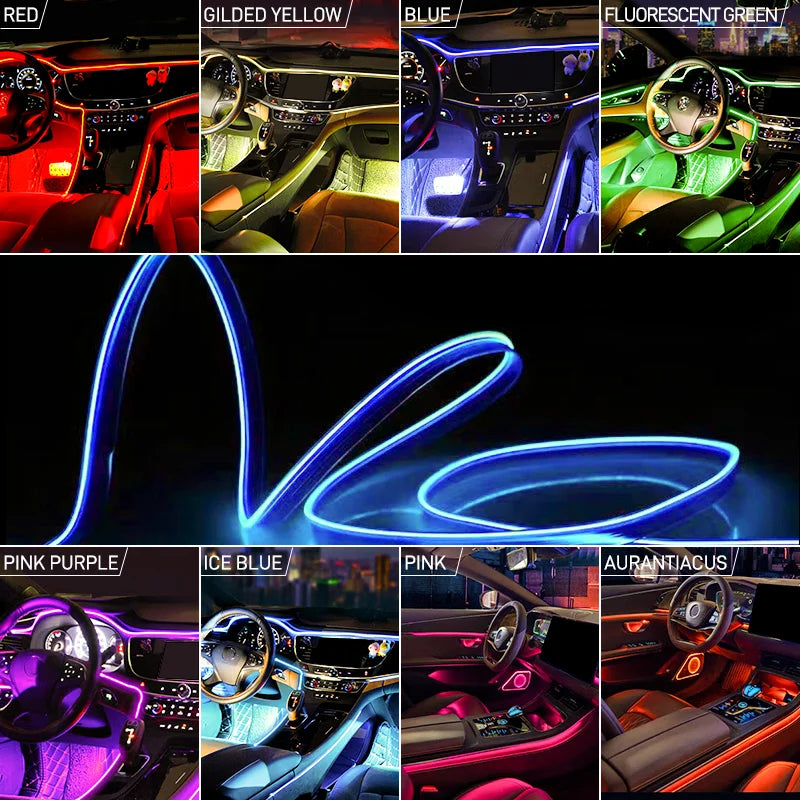 🌈 Fio Neon Flexível de LED 🌟✨
