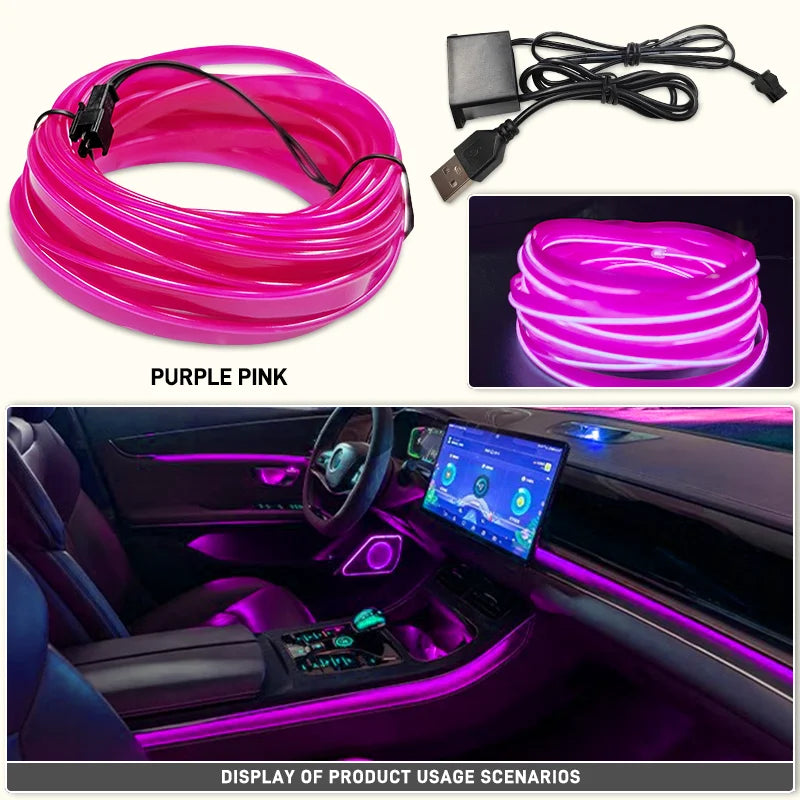 🌈 Fio Neon Flexível de LED 🌟✨