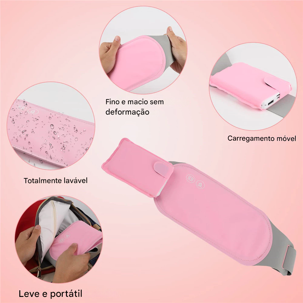 Cinta Térmica para Alívio de Cólica Menstrual🌸✨