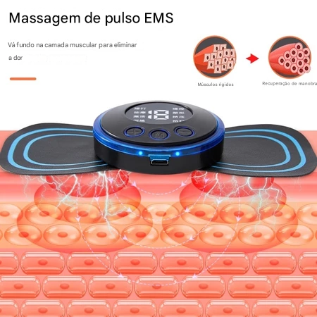 Mini Massageador Portátil EMS🧘♂️✨