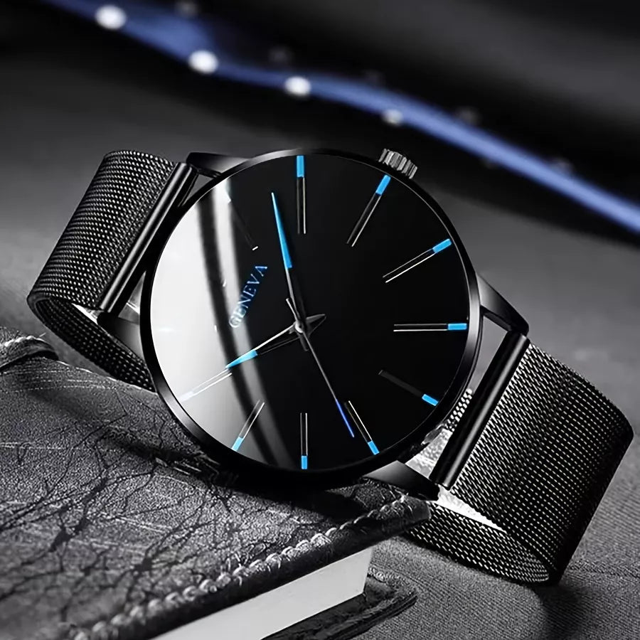 Relógio Masculino de Quartzo – Estilo e Sofisticação no Seu Pulso! ⌚✨