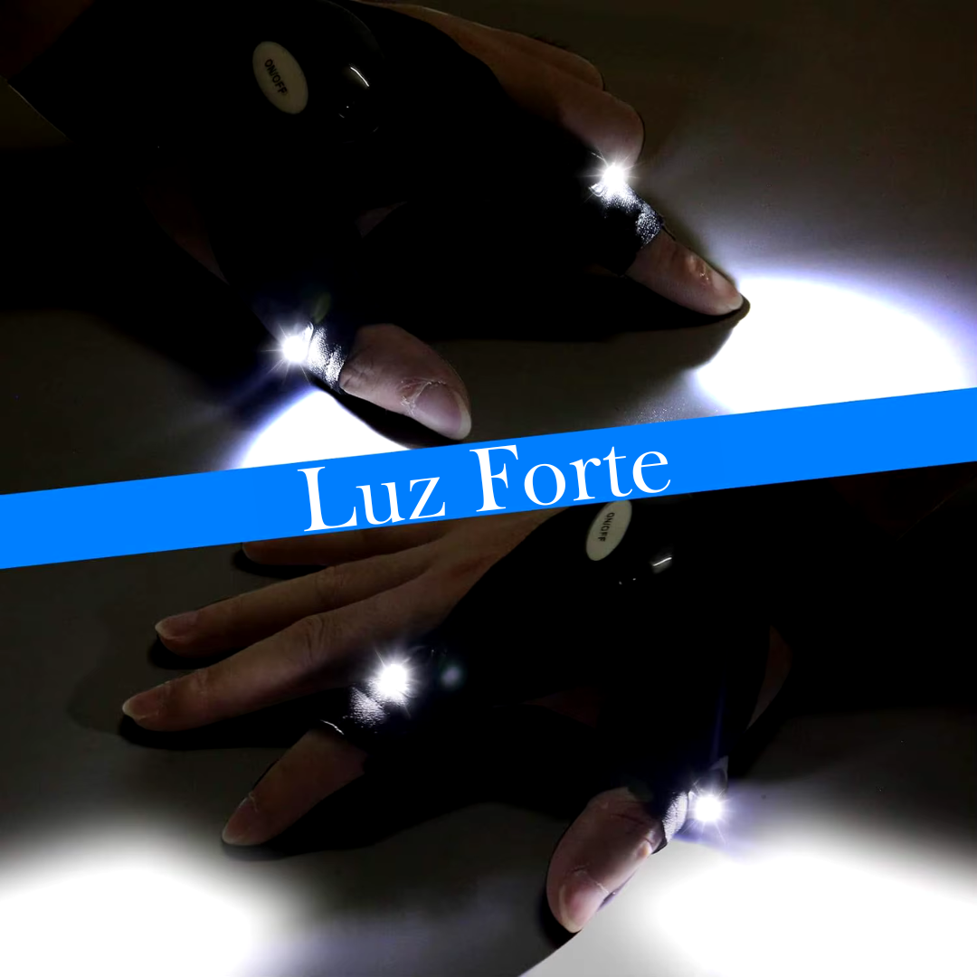 🔦 Luvas com Lanterna LED🖐️💡