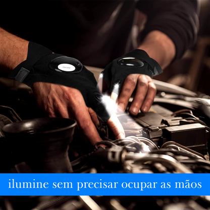 🔦 Luvas com Lanterna LED🖐️💡