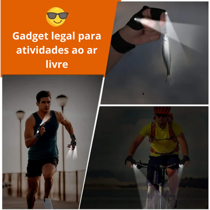 🔦 Luvas com Lanterna LED🖐️💡