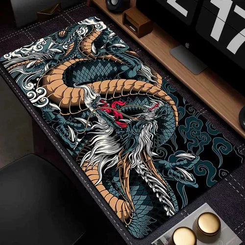 MousePad Gamer Antiderrapante Dragao Japones