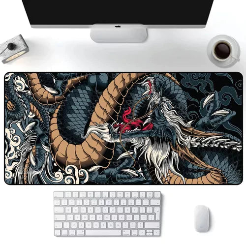 MousePad Gamer Antiderrapante Dragao Japones