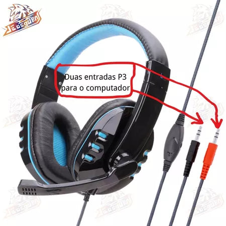 Headset Para PC, Celular, Headphone