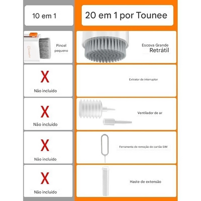 🧹 Kit de Limpeza 20 em 1
