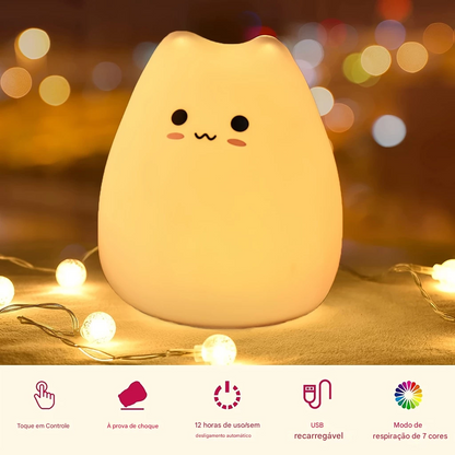 Cute 7 Cores Gato Sensor De Toque