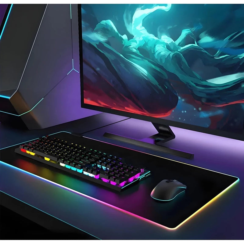 MousePad Gamer com LED RGB