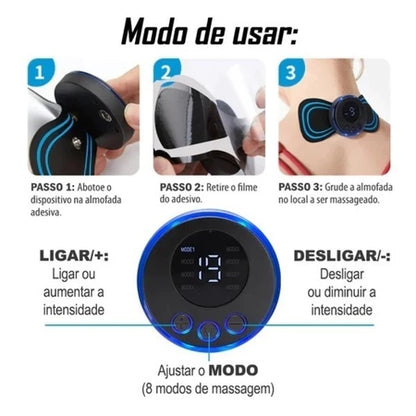 Mini Massageador Portátil EMS🧘‍♂️✨